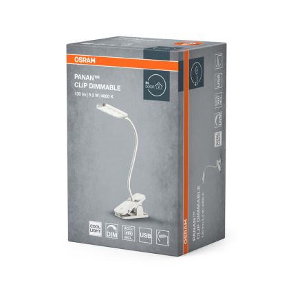 Osram - LED Dimbare tafellamp met aanraakbediening PANAN LED/5,2W/5V 1200 mAh