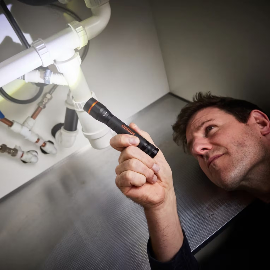 Osram - Dimbare LED-zaklamp LEDINSPECT TORCH 350 ESSENTIAL LED/4W/2xAAA IP44