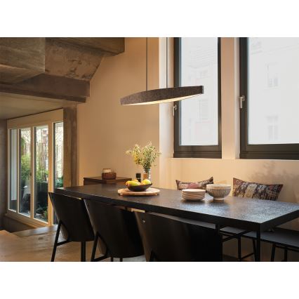 Osram - LED hanglamp aan kabel DECOR FLAT LED/23W/230V grijs