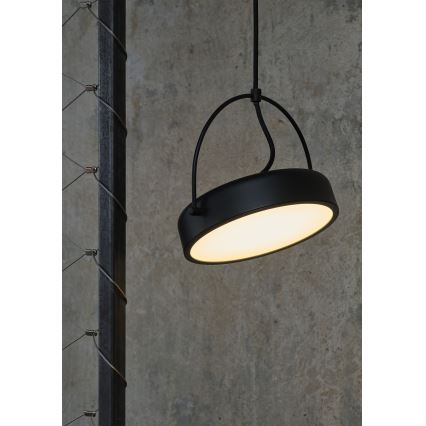 Osram - LED-hanglamp aan kabel DECOR PUCK LED/12W/230V CRI 90 zwart