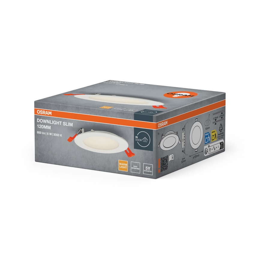 Osram - LED inbouwspot SLIM LED/8W/230V 3000K