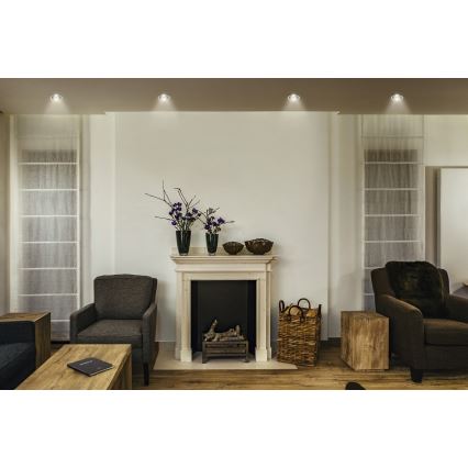 Osram - LED inbouwspot SPOT TWIST LED/5W/230V 3000K Ø 7 cm wit/zwart