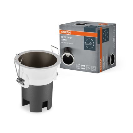 Osram - LED inbouwspot SPOT TWIST LED/5W/230V 4000K Ø 7 cm wit/zwart