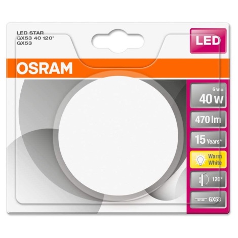 Centraliseren ego Ploeg Osram - LED Lamp STAR GX53 / 6W / 230V 4000K | Lampenmanie
