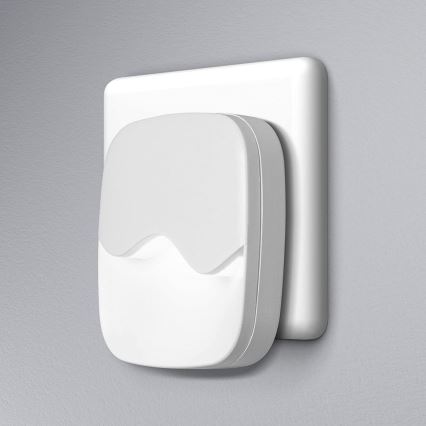 Osram - LED-nachtlampje voor in het stopcontact met schemersensor LUNETTA LED/0,5W/230V