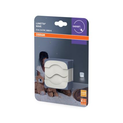 Osram - LED-nachtlampje voor in het stopcontact met schemersensor LUNETTA LED/0,5W/230V