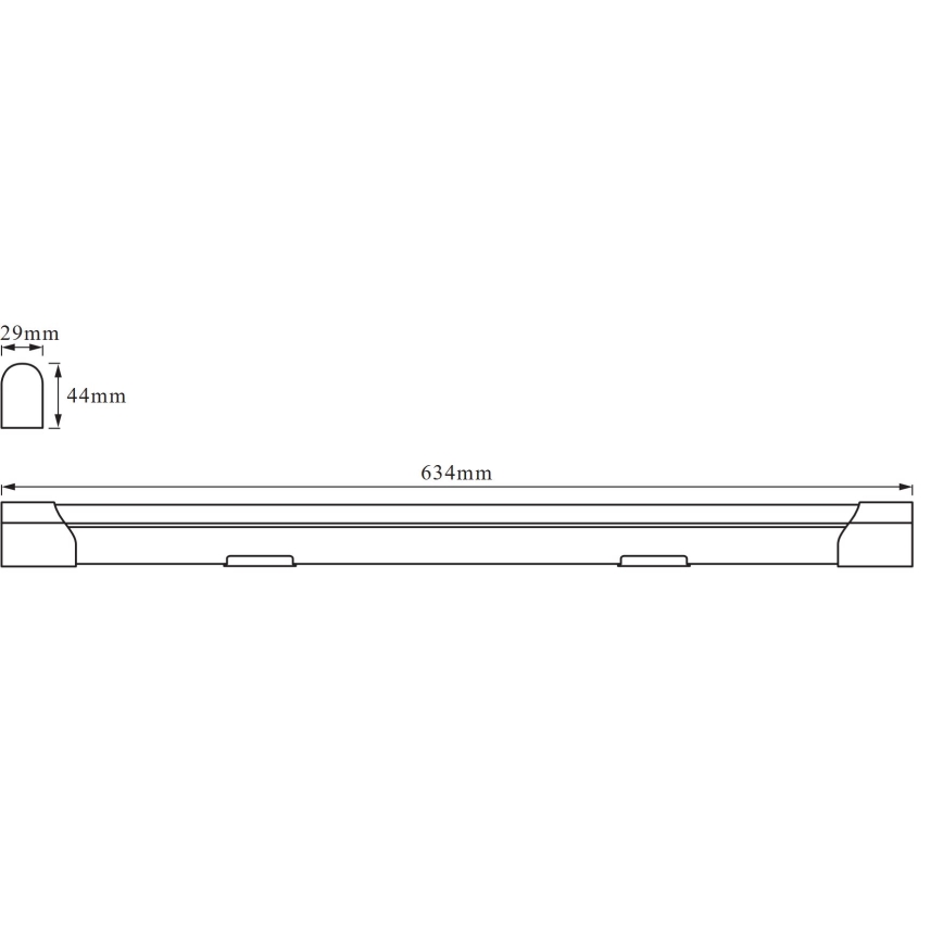 Osram - LED onderbouwarmatuur BATTEN LED/10W/230V 60 cm