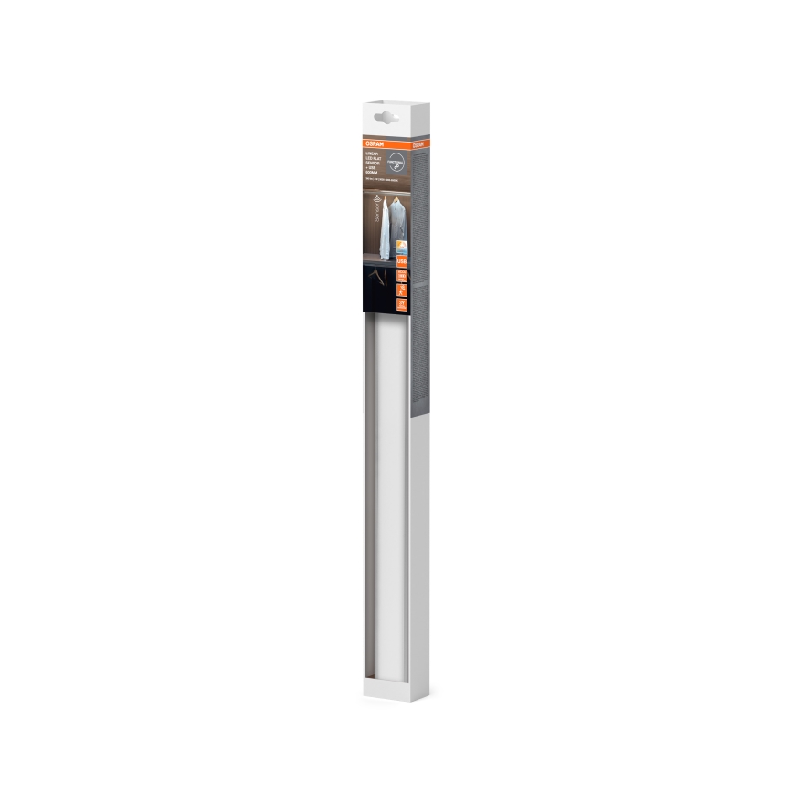 Osram - LED onderbouwarmatuur met bewegings- en schemersensor LINEAR LED/4W/3,7V 1500 mAh 3000/4000/6500K 60 cm grijs