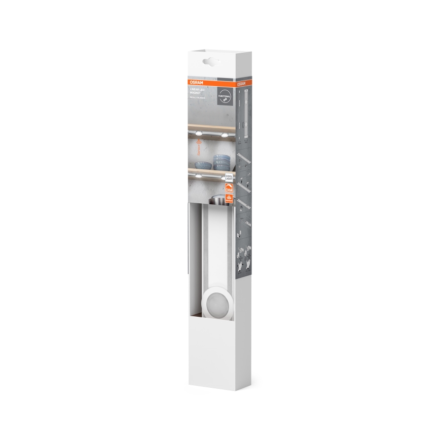 Osram - LED-dimbare onderbouwarmatuur met bewegingssensor LINEAR MAGNET LED/7W/230V 4000K 40 cm wit