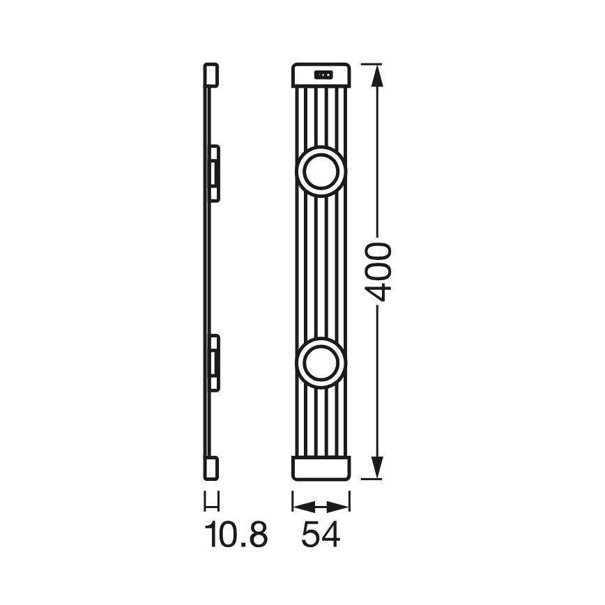 Osram - LED-dimbare onderbouwarmatuur met bewegingssensor LINEAR MAGNET LED/7W/230V 4000K 40 cm wit