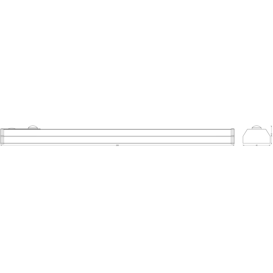 Osram - LED-onderbouwarmatuur met sensor MOBILE LED/1W/3,7V 500 mAh 20 cm