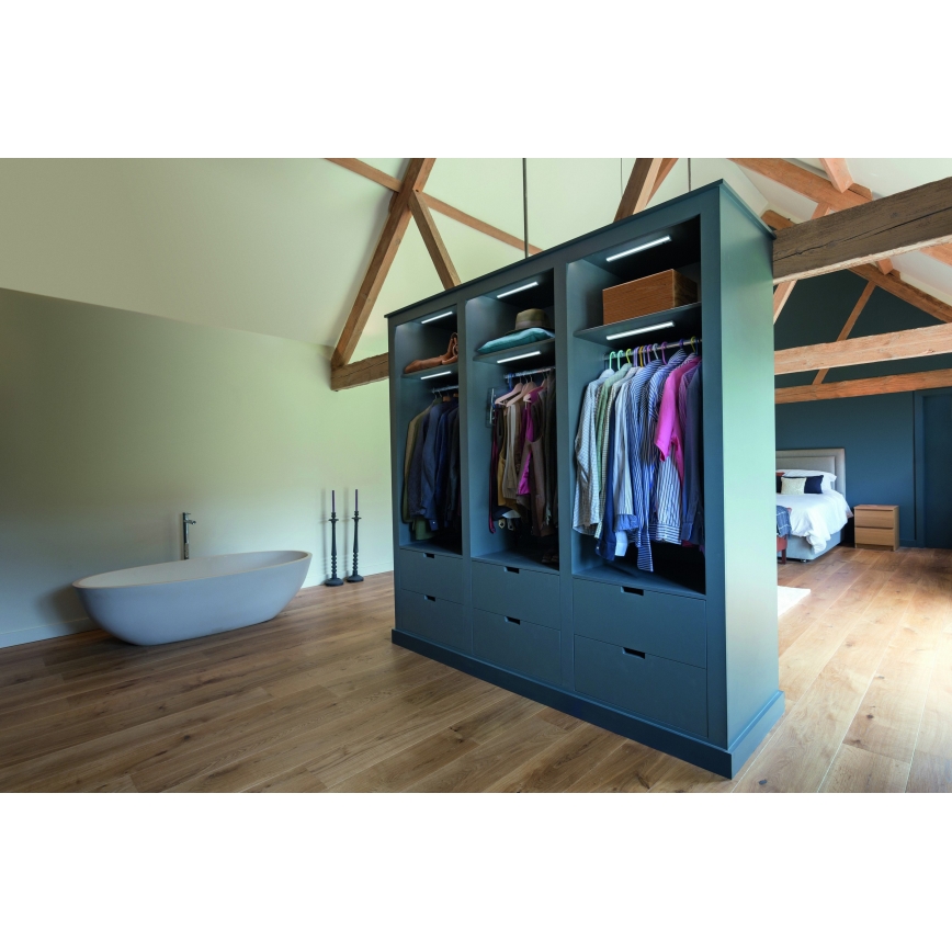 Osram - LED onderbouwarmatuur met bewegings- en schemersensor MOBILE LED/1W/5V 500 mAh 20 cm wit