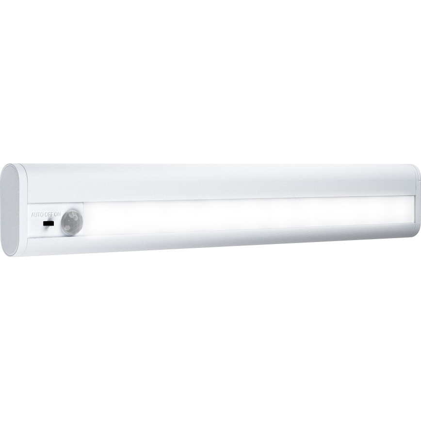 Osram - LED-onderbouwarmatuur met bewegings- en schemersensor LINEARLED LED/2,9W/9V 6xAA 4000K 31,4 cm wit