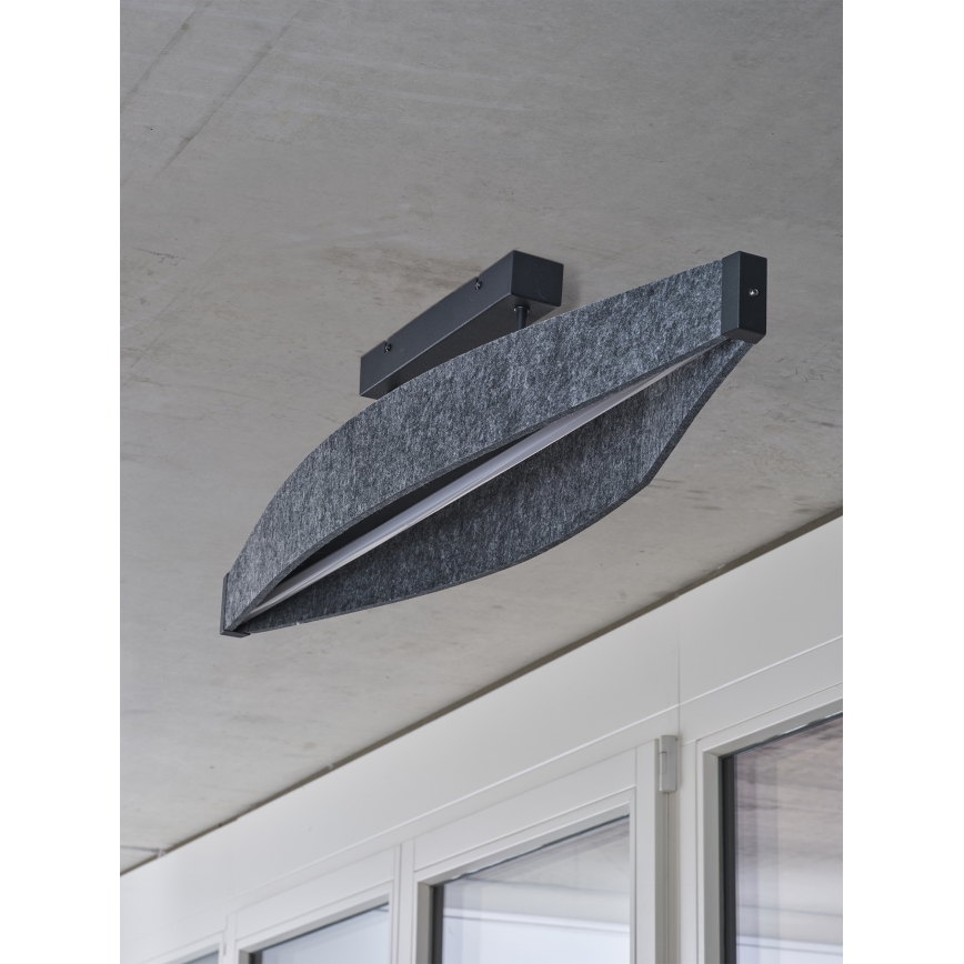 Osram - LED opbouwplafondlamp DECOR FLAT LED/23W/230V grijs