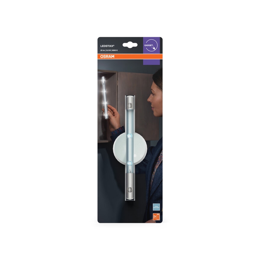 Osram - LED oriëntatielamp LEDSTIXX LED/0,6W/3xAAA