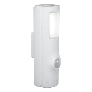 Osram - LED-oriëntatielamp met bewegings- en schemersensor NIGHTLUX LED/0,35W/3xAAA IP54 wit