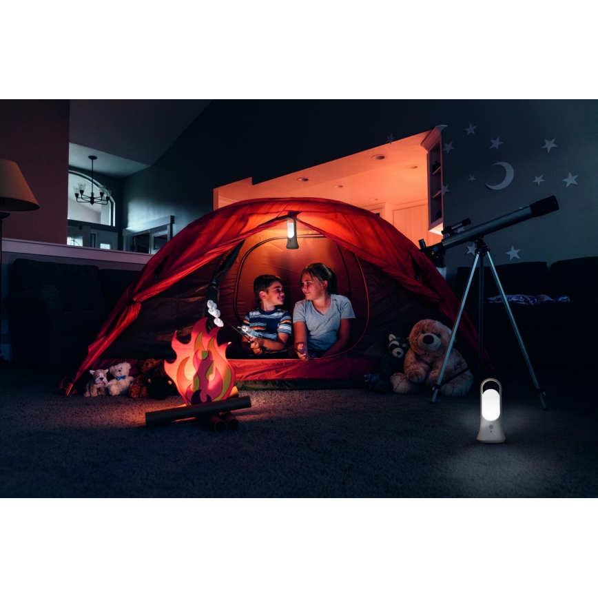 Osram - LED-oriëntatielamp met bewegings- en schemersensor MOBILE LED/0,7W/4xAAA wit