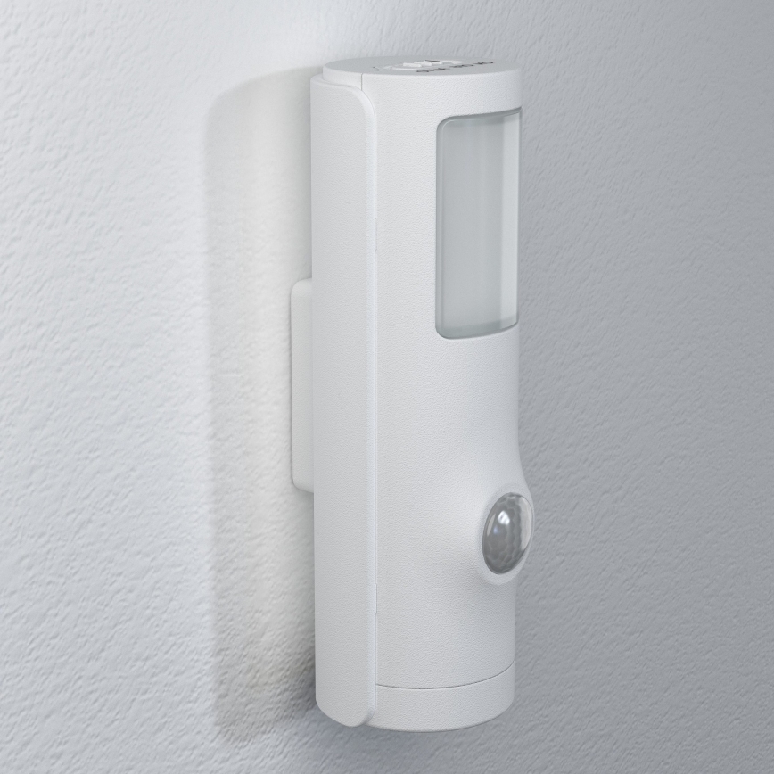 Osram - LED oriëntatielamp met sensor NIGHTLUX LED/0,35W/3xAAA IP54 wit