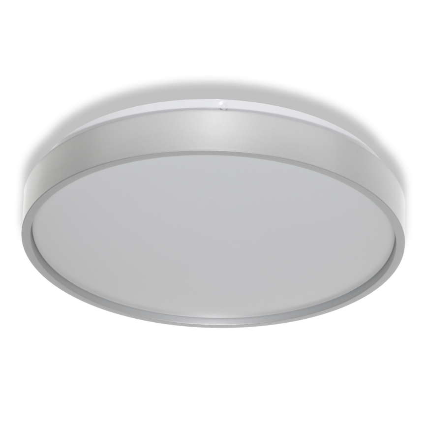 Osram - LED-plafondlamp met schemersensor CEILING LUXO LED/18W/230V Ø 32 cm, zilverkleurig