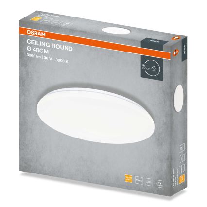 Osram - LED plafondlamp CEILING ROUND LED/36W/230V 3000K Ø 48 cm wit
