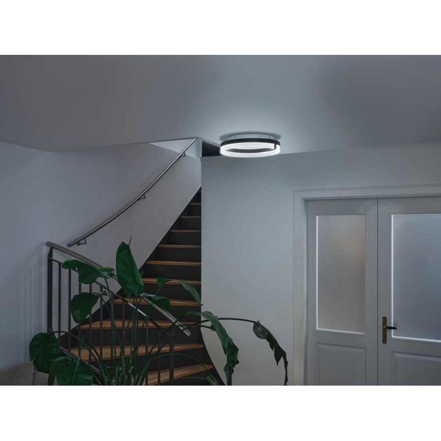 Osram - LED plafondlamp DECOR CIRCLE LED/25W/230V 3000/4000/6500K Ø 40 cm zwart/wit
