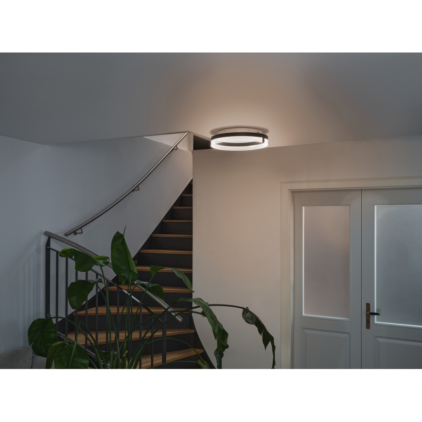 Osram - LED plafondlamp DECOR CIRCLE LED/25W/230V 3000/4000/6500K Ø 40 cm zwart/wit