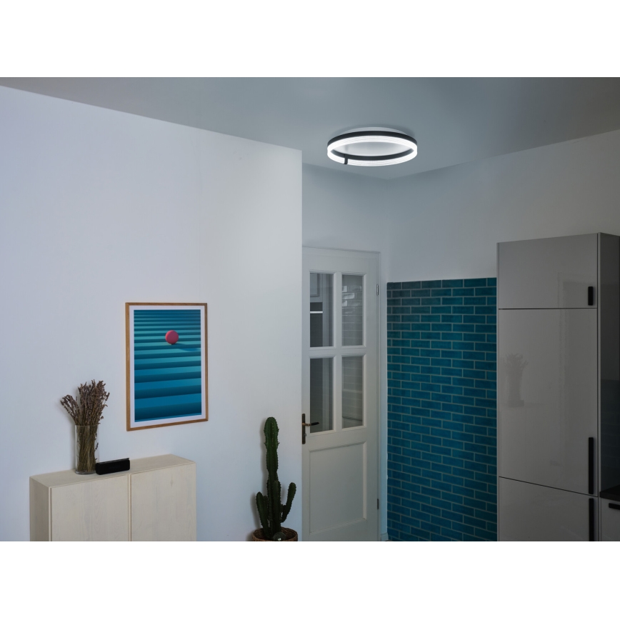 Osram - LED plafondlamp DECOR CIRCLE LED/32W/230V 3000/4000/6500K Ø 50 cm zwart/wit