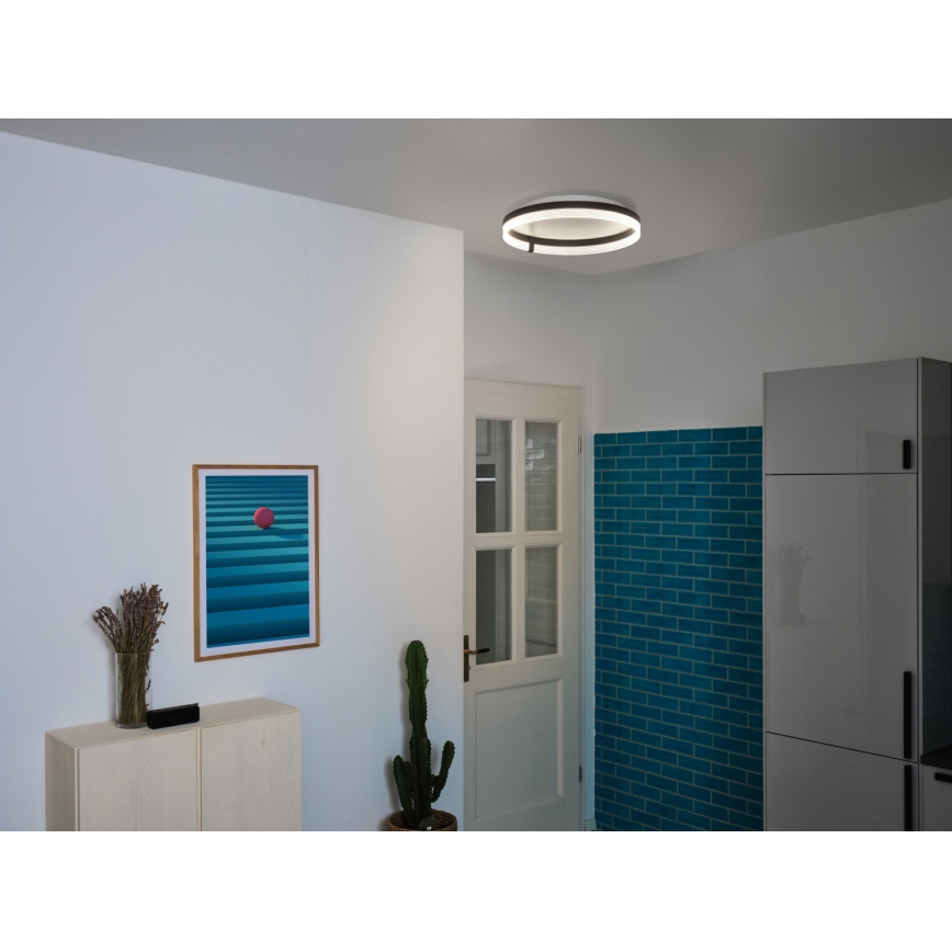 Osram - LED plafondlamp DECOR CIRCLE LED/32W/230V 3000/4000/6500K Ø 50 cm zwart/wit