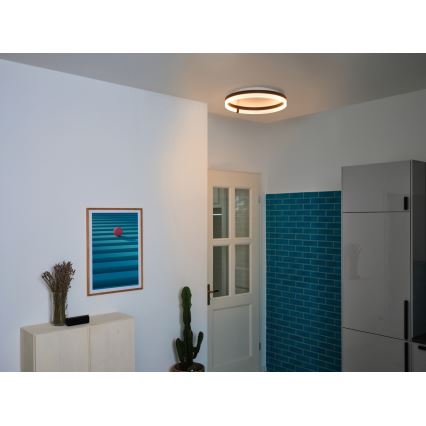 Osram - LED plafondlamp DECOR CIRCLE LED/32W/230V 3000/4000/6500K Ø 50 cm zwart/wit