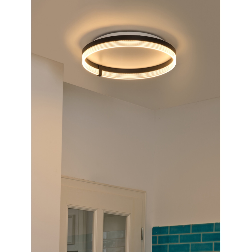 Osram - LED plafondlamp DECOR CIRCLE LED/32W/230V 3000/4000/6500K Ø 50 cm zwart/wit