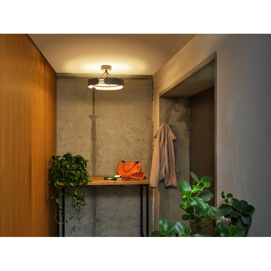 Osram - LED-plafondlamp DECOR CURVE LED/33W/230V Ø 43 cm antraciet