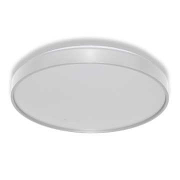 Osram - LED plafondlamp met schemeringssensor CEILING LUXO LED/24W/230V, Ø 38 cm, zilver