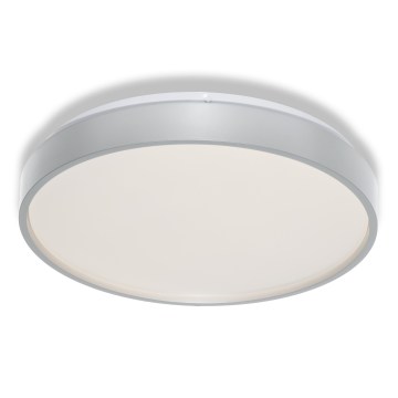 Osram - LED-plafondlamp met schemersensor CEILING LUXO LED/18W/230V Ø 32 cm, zilverkleurig