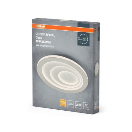 Osram - LED-plafondlamp ORBIS SPIRAL LED/37W/230V wit