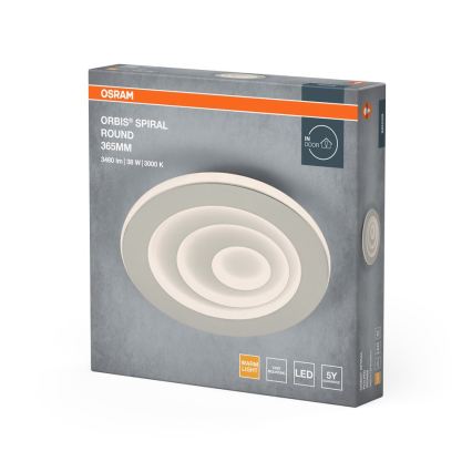 Osram - LED-plafondlamp ORBIS SPIRAL LED/38W/230V Ø 36,5 cm wit