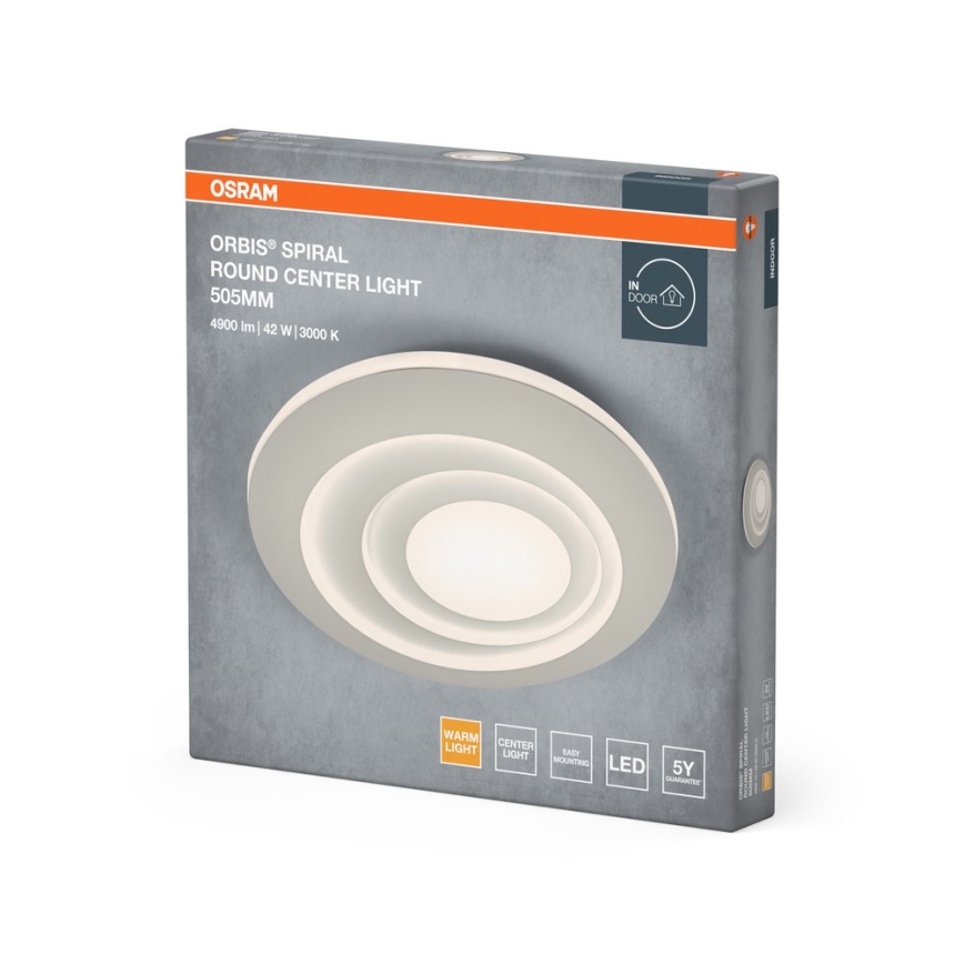 Osram - LED plafondlamp ORBIS SPIRAL LED/42W/230V Ø 50,5 cm wit