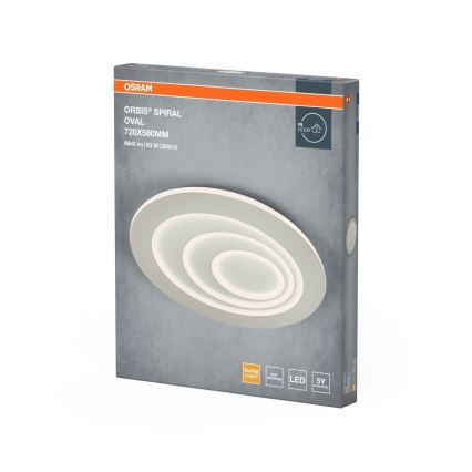 Osram - LED-plafondlamp ORBIS SPIRAL LED/63W/230V wit