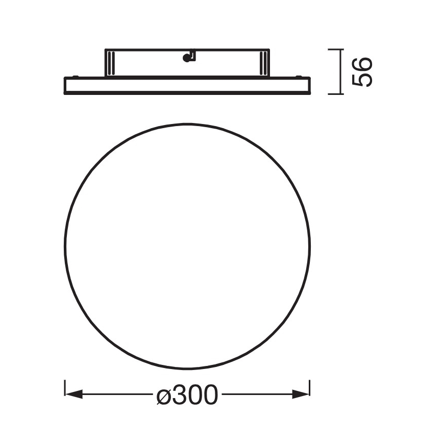 Osram - LED plafondlamp PLANON LED/20W/230V 3000K Ø 30 cm wit
