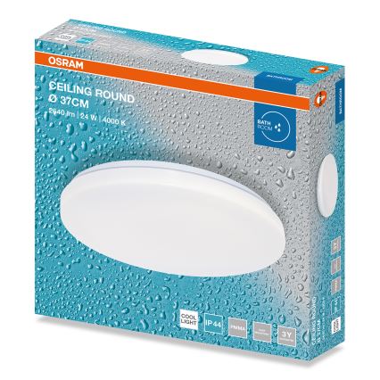 Osram - LED plafondlamp voor badkamer CEILING ROUND LED/24W/230V 4000K Ø 37 cm IP44 wit