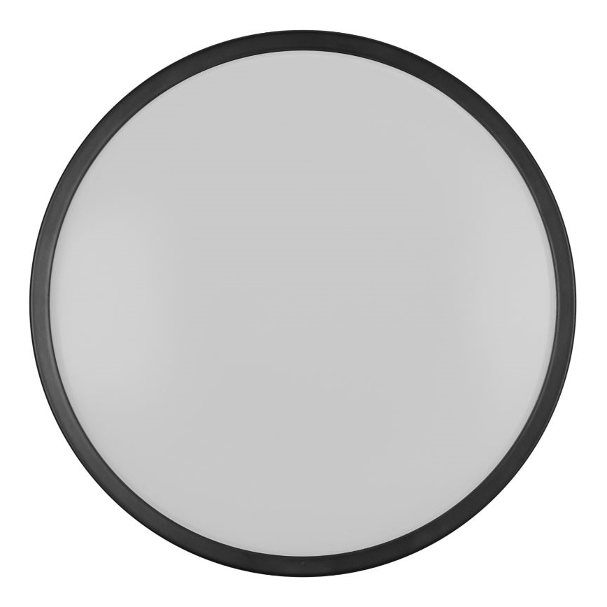 Osram - LED plafondlamp DISC voor badkamer, 18W/230V, 3000/4000K, Ø 30 cm, IP44, zwart