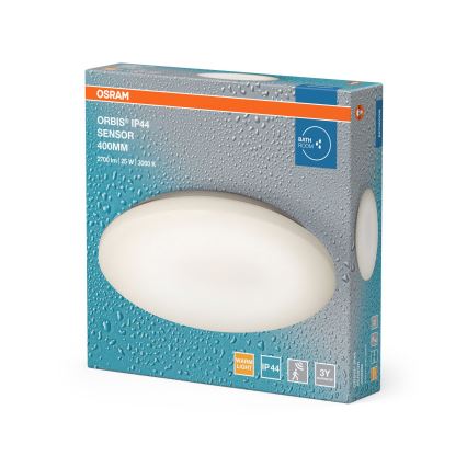 Osram - LED plafondlamp voor de badkamer met bewegings- en schemersensor ORBIS LED/25W/230V IP44