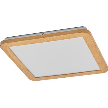 Osram - LED-plafondlamp voor badkamer ORBIS DISC LED/22W/230V 3000/4000K 30x30 cm IP44 bruin