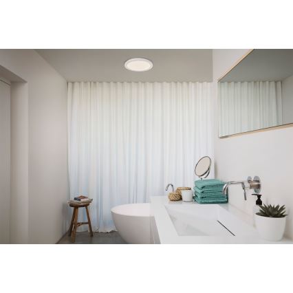 Osram - LED plafondlamp voor de badkamer ORBIS DISC LED/22W/230V 3000/4000K Ø 30 cm IP44 wit
