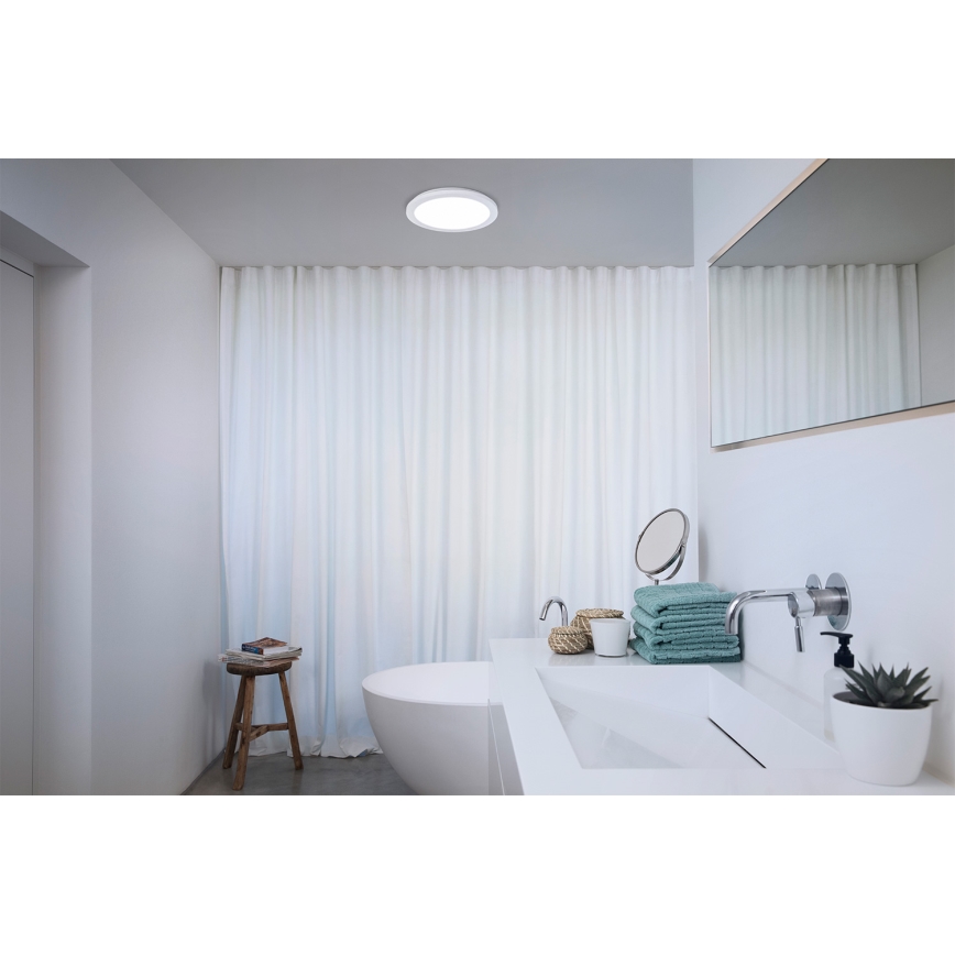 Osram - LED plafondlamp voor de badkamer ORBIS DISC LED/22W/230V 3000/4000K Ø 30 cm IP44 wit