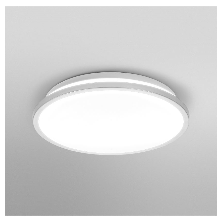 Osram - LED plafondlamp voor badkamer DISC LED/18W/230V 3000/4000K Ø 30 cm IP44 zilver