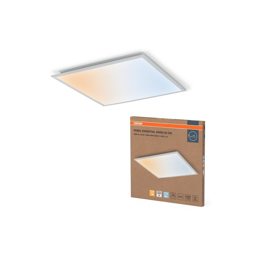 Osram - LED inbouwpaneel ESSENTIAL LED/50W/230V 3000/4000/6500K 60x60 cm UGR19