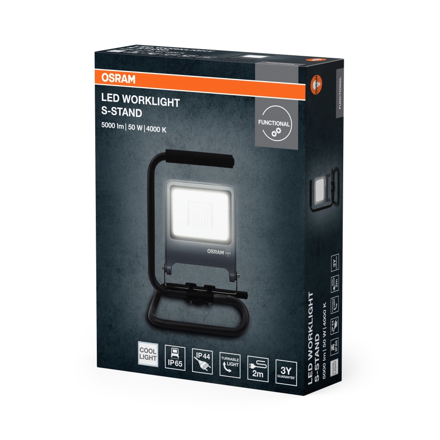 Osram - LED-reflector met montagebeugel S-STAND LED/50W/230V 4000K IP65 antraciet