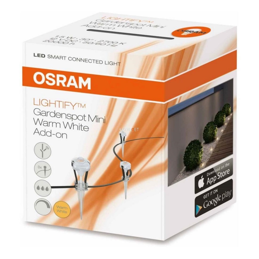 Osram - LED RGB buitendecoratie dimbaar LIGHTIFY 3xLED/1,5W/230V IP66