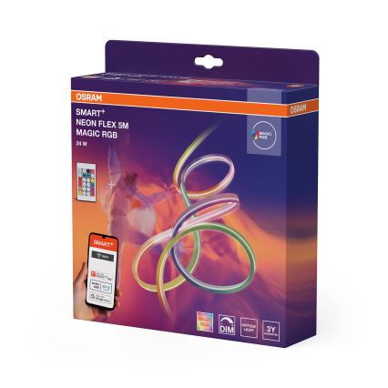 Osram - LED RGB dimbare buiten-LED-strip SMART+ MAGIC 5m LED/24W/230V IP44 Wi-Fi+ afstandsbediening