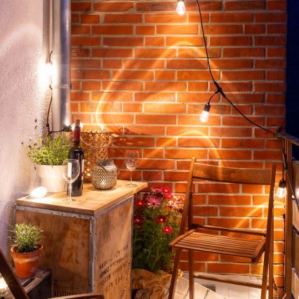 Osram - RGB LED dimbaar buitenlichtsnoer SMART+ STRING 12xLED/230V 7,47m IP44 Wi-Fi
